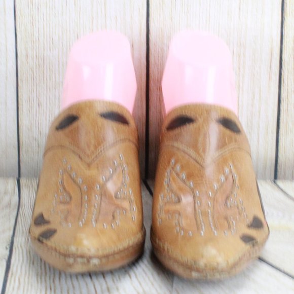 Frye Slip-on Heeled Studded Heels Size 6.5 - Picture 5 of 9